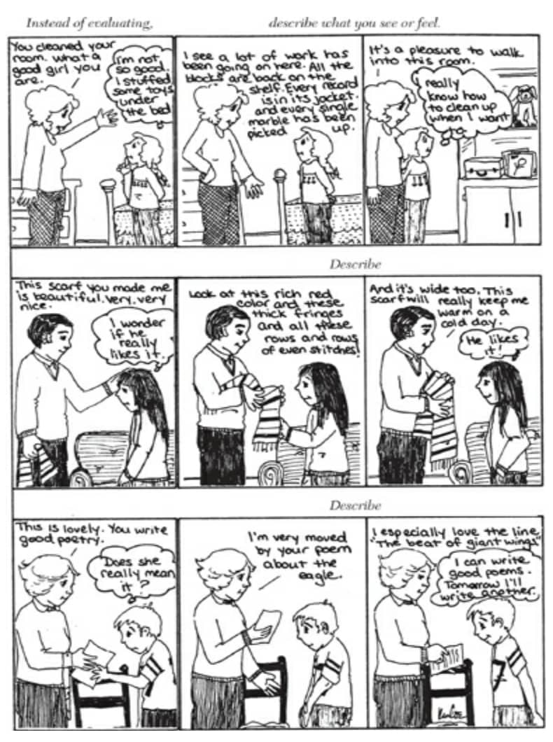 Describe with appreciation